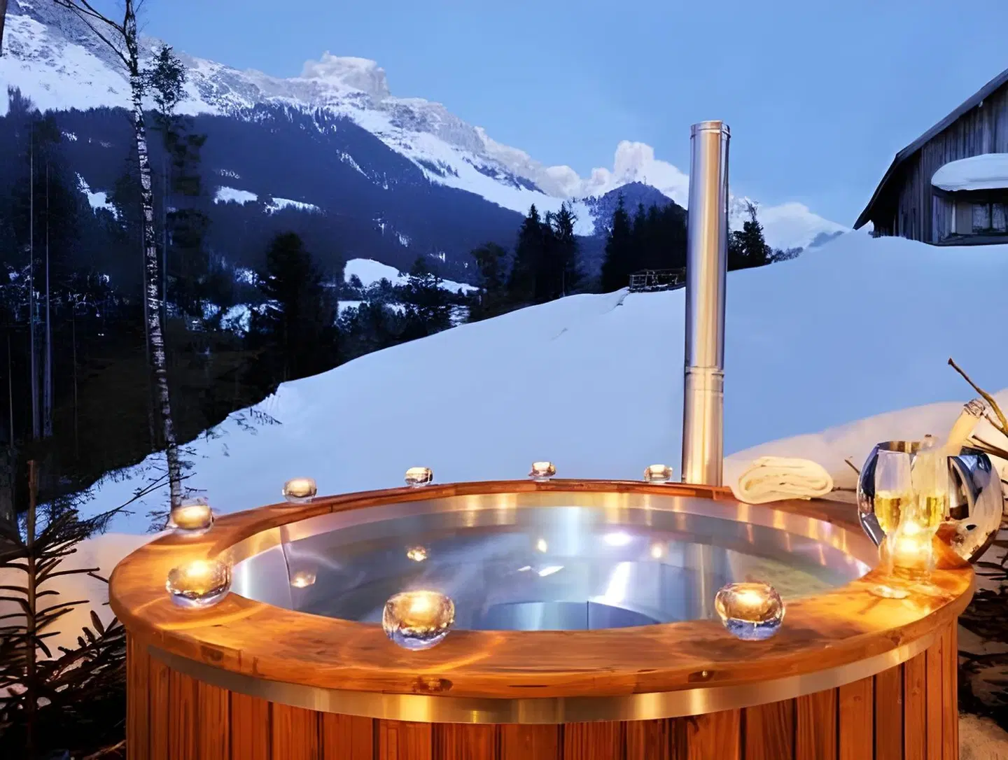 Luxuslodge "Zeit zum Leben" Terrasse