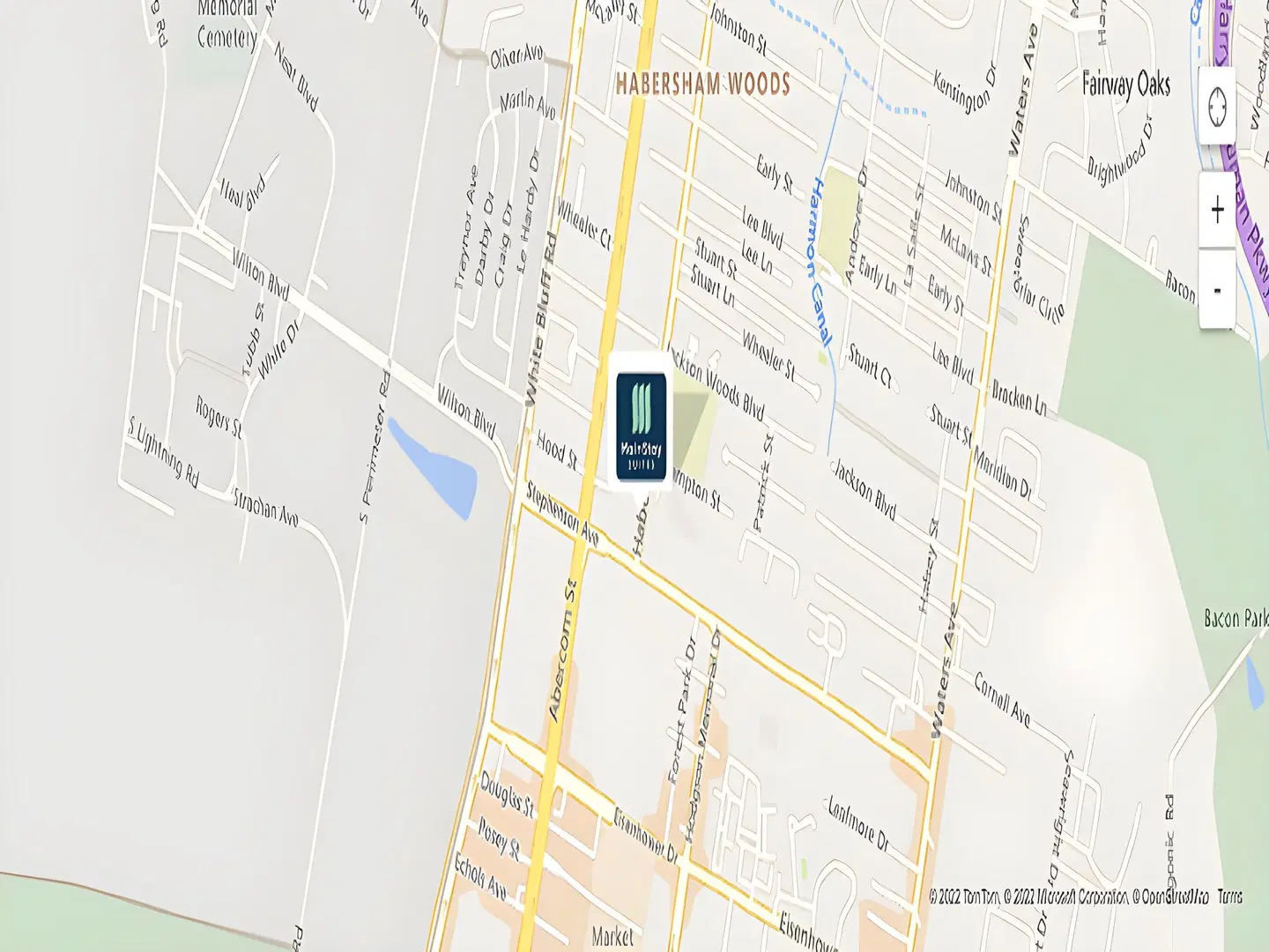 Mainstay Suites Landkarte