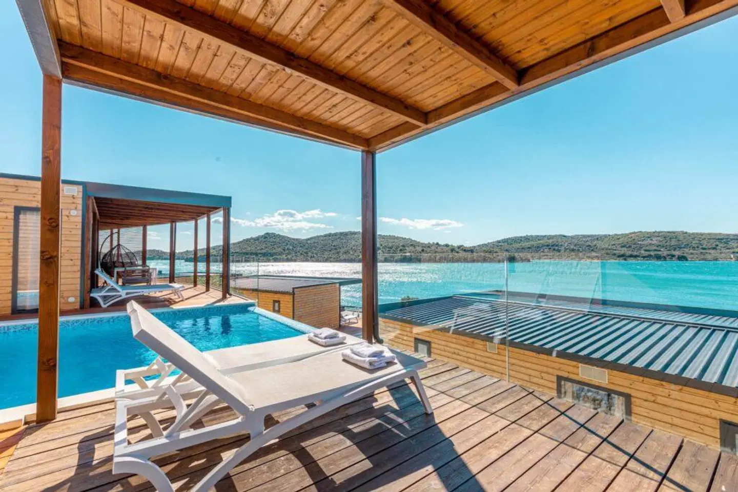 Olivia Green Camping Terrasse