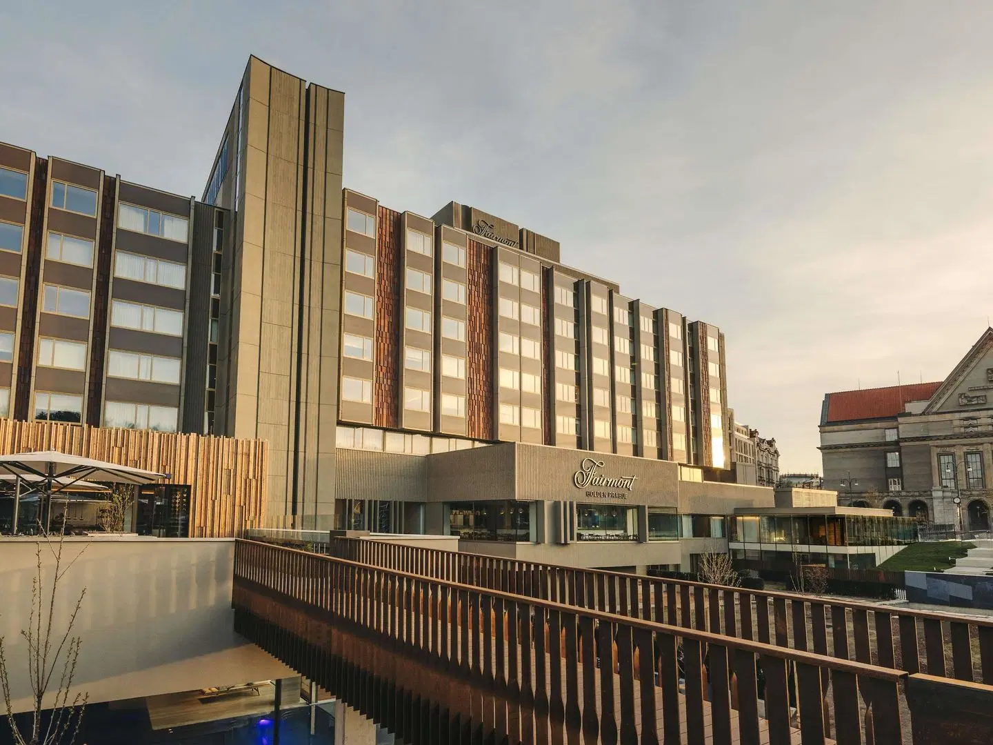 Fairmont Golden Prague Hotel Terrasse