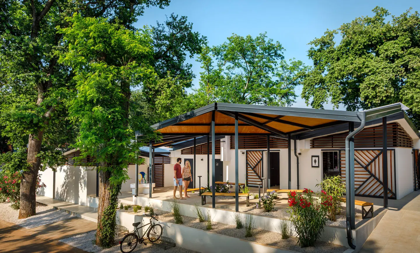 Holiday Homes Aminess Maravea Camping Resort Terrasse