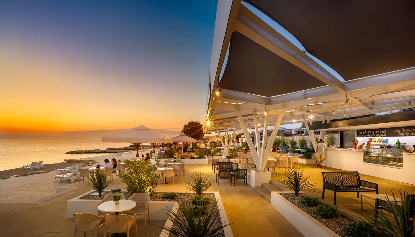 Holiday Homes Aminess Maravea Camping Resort Terrasse