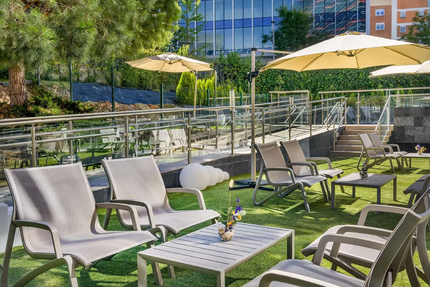 NH Madrid Ribera del Manzanares Terrasse