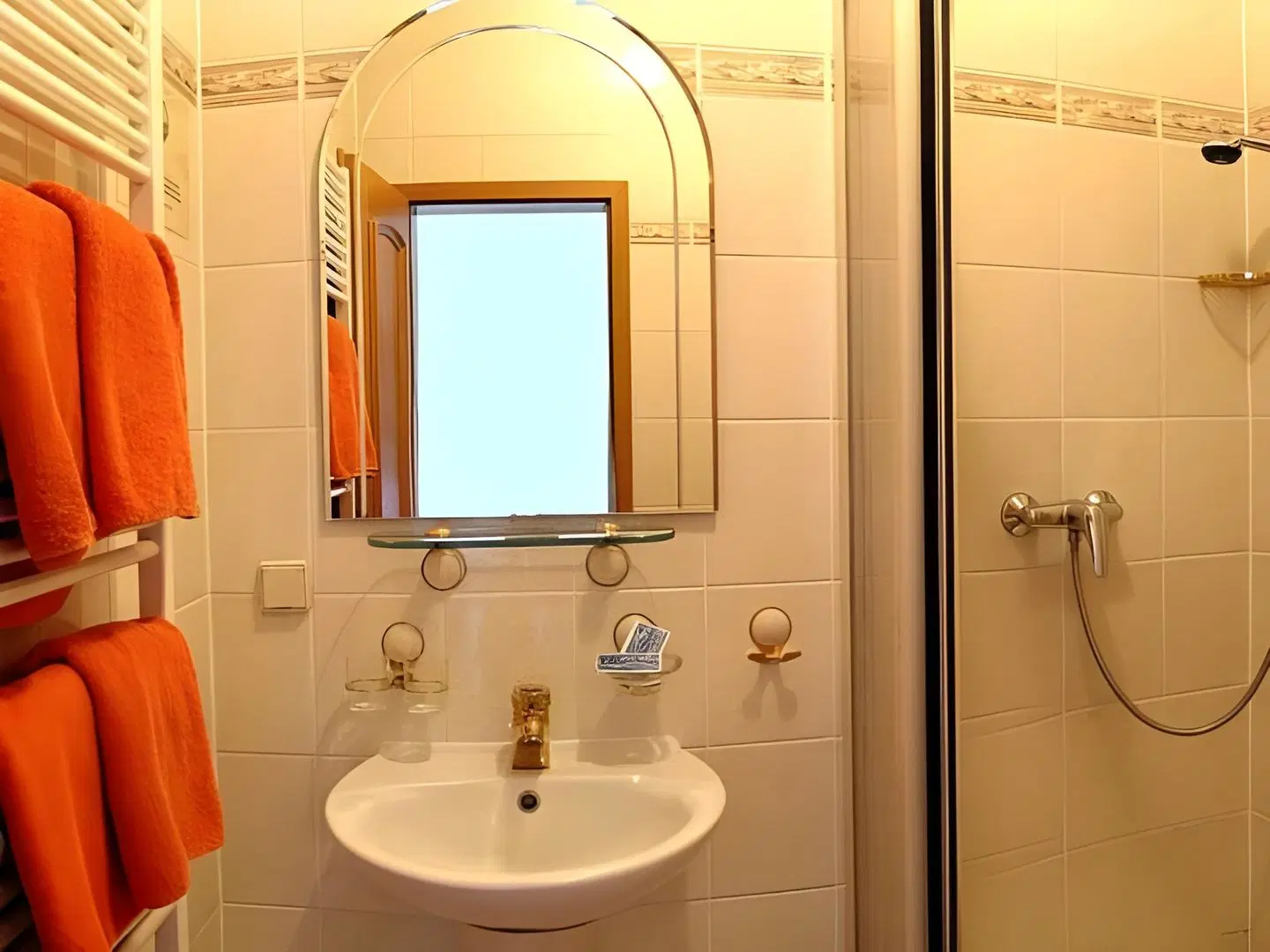 Hotel Vanilla Hof Badezimmer