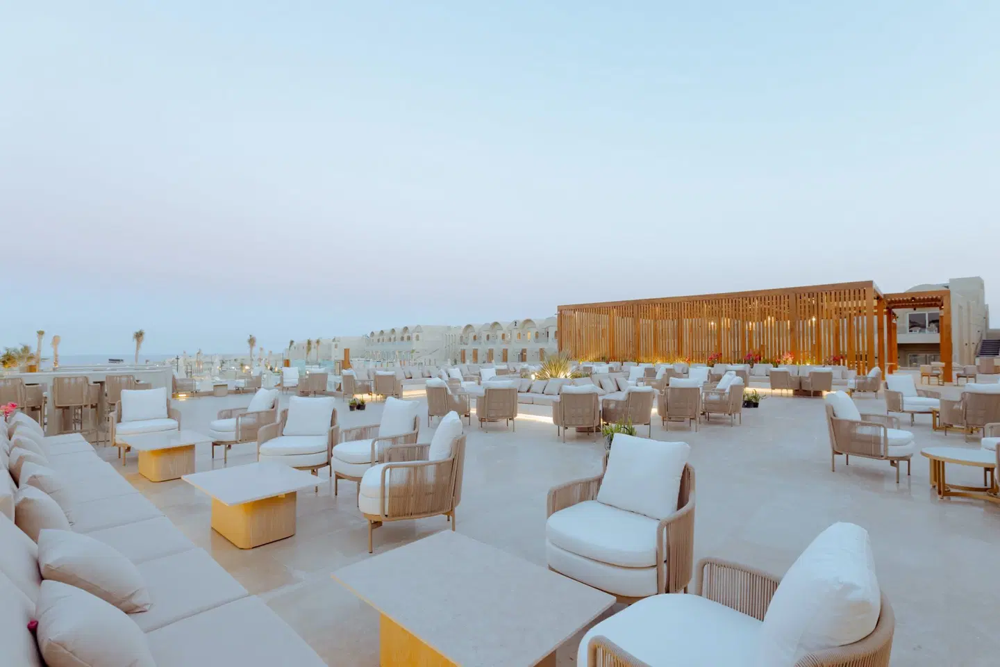 SUNRISE Anjum Resort Grand Select Marsa Alam Terrasse