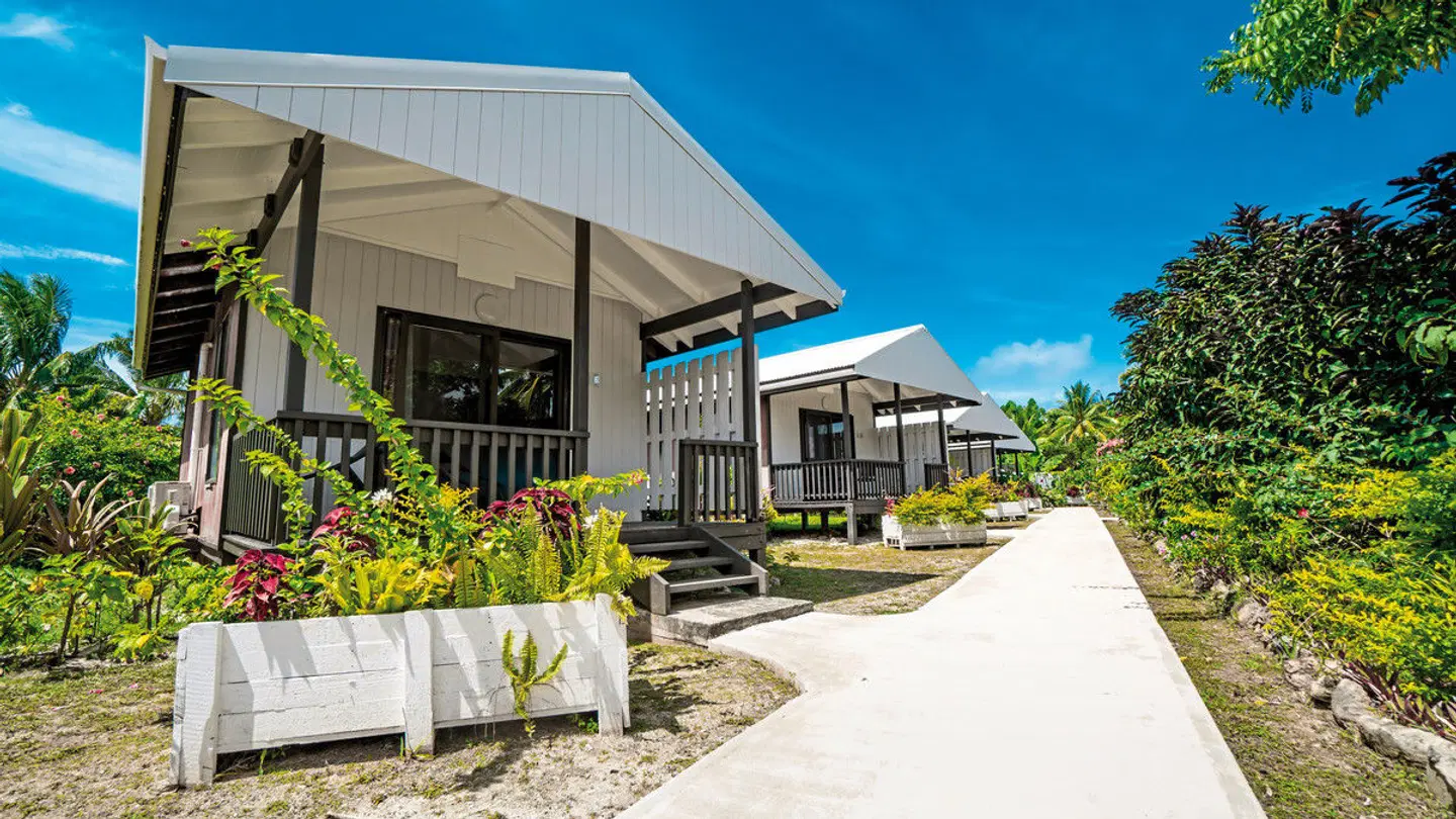 Aitutaki Village Terrasse