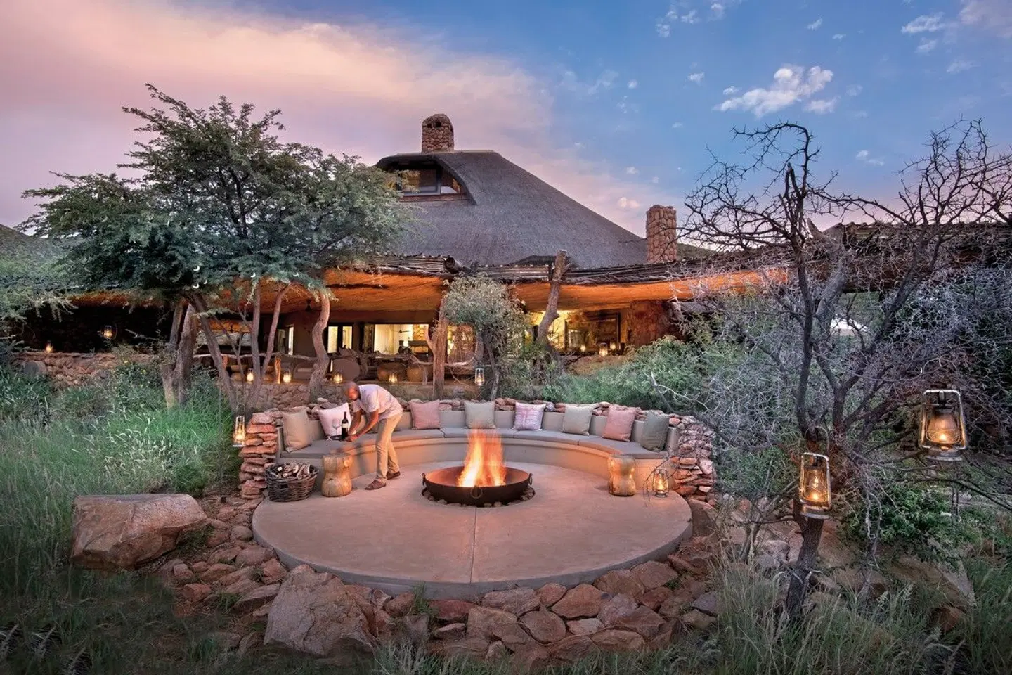 Tswalu Kalahari Reserve Terrasse