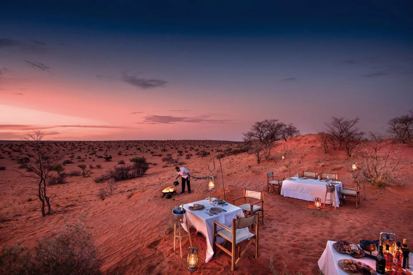Tswalu Kalahari Reserve Terrasse