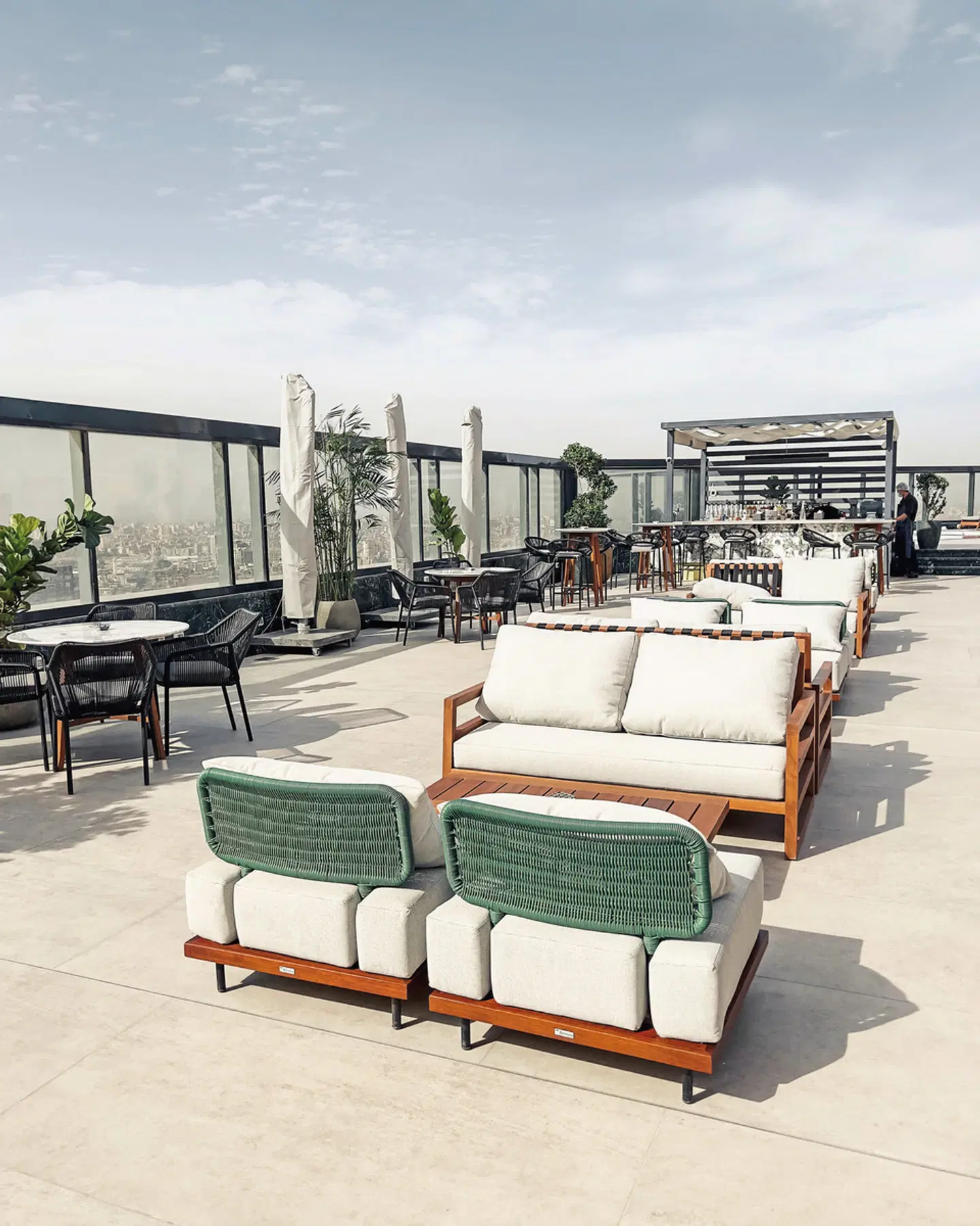 Fairmont Nile City Terrasse