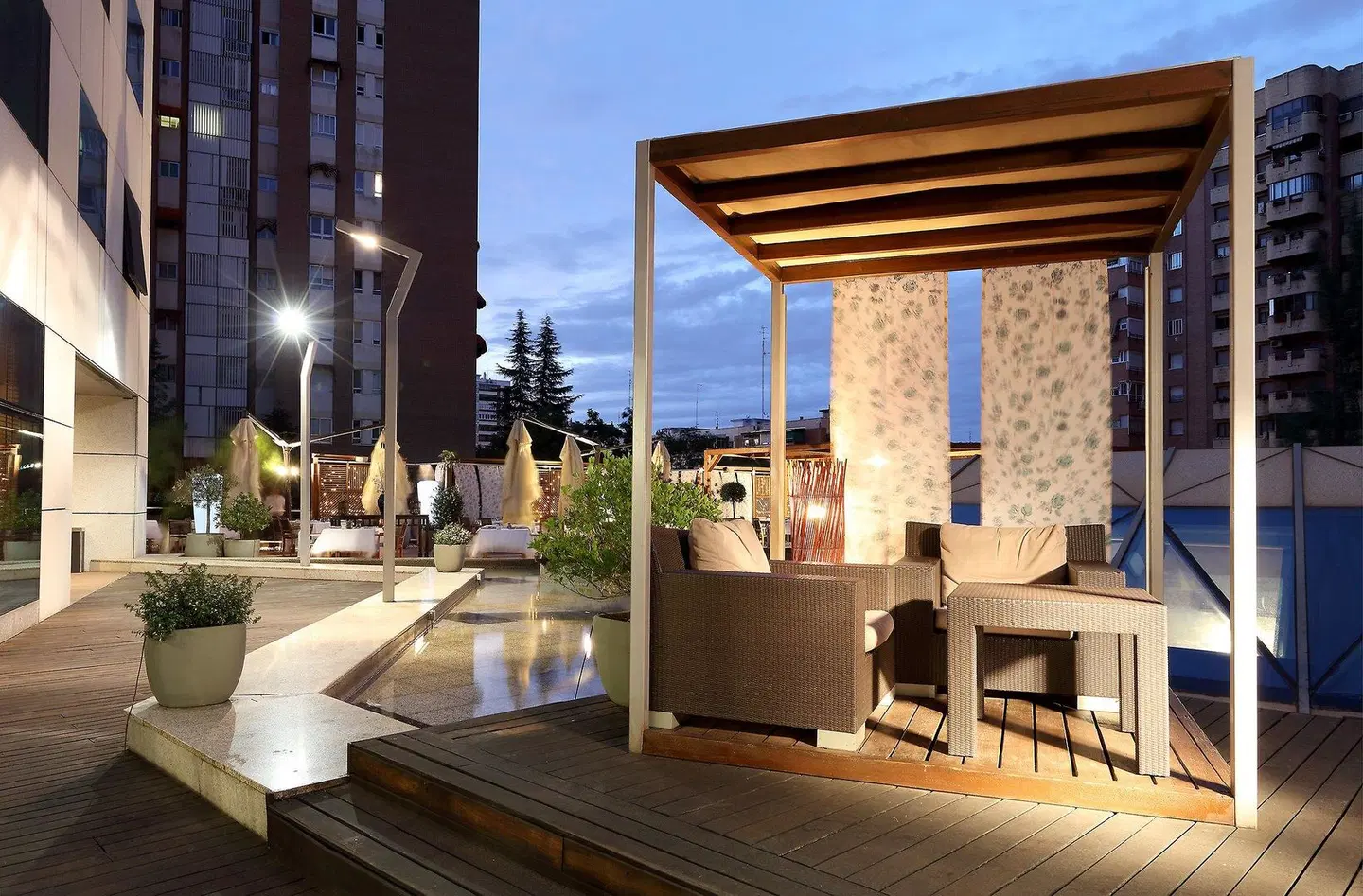 Eurostars Suites Mirasierra Terrasse