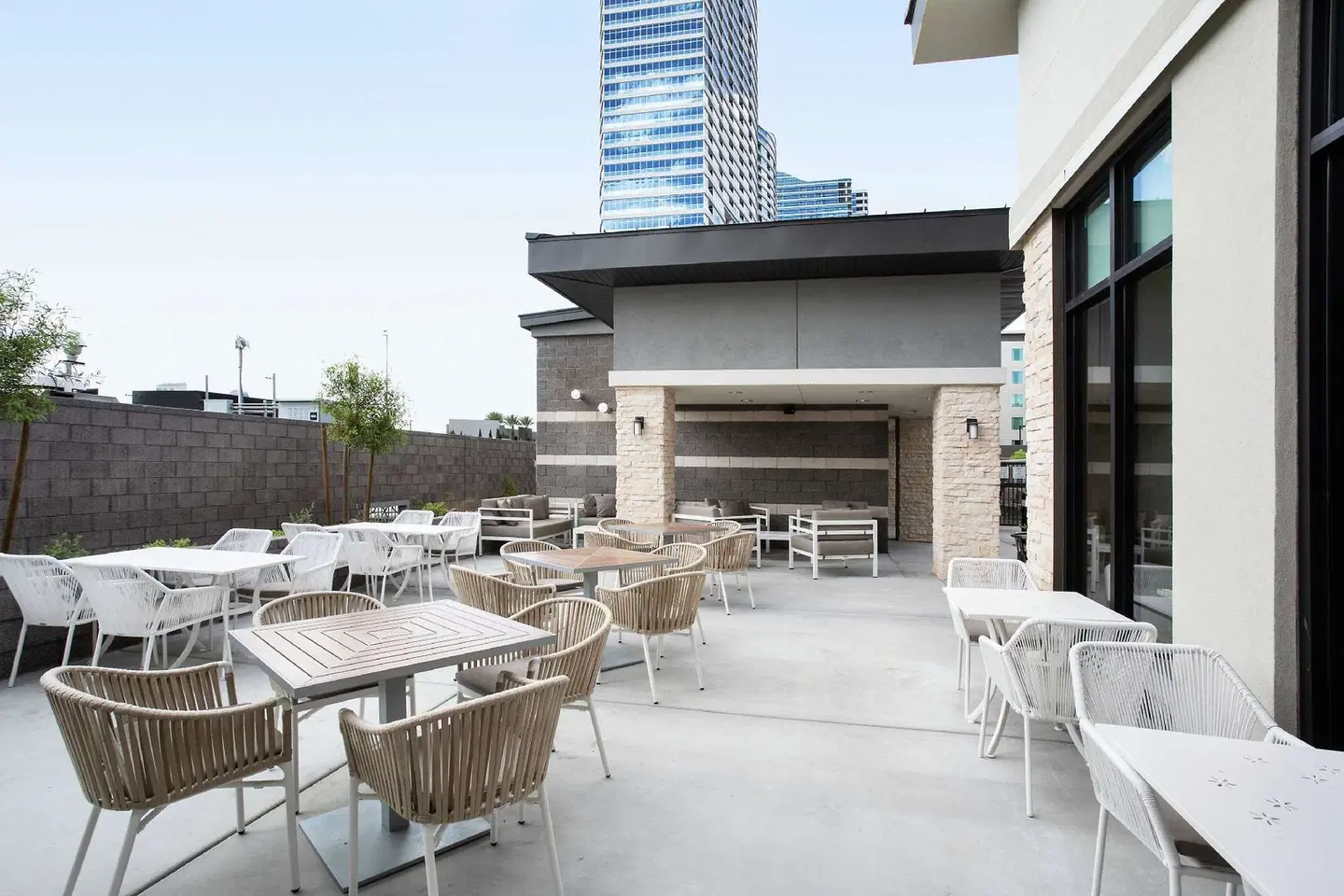Hilton Garden Inn Las Vegas City Center Terrasse