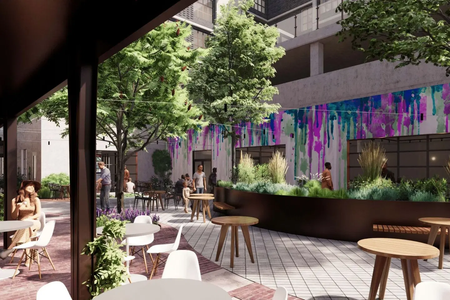 Moxy St. Petersburg Downtown Terrasse