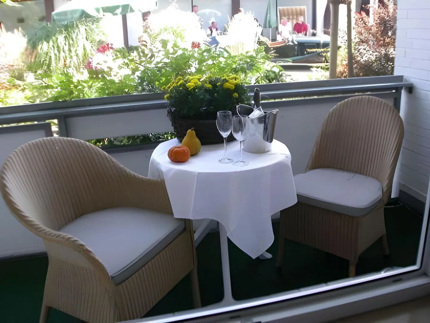 Hotel am Schlosspark Terrasse
