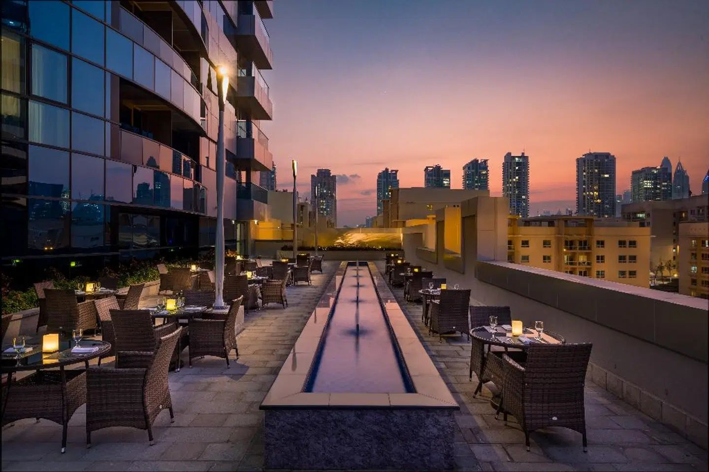 Millennium Place Barsha Heights Hotel & Apartments Terrasse