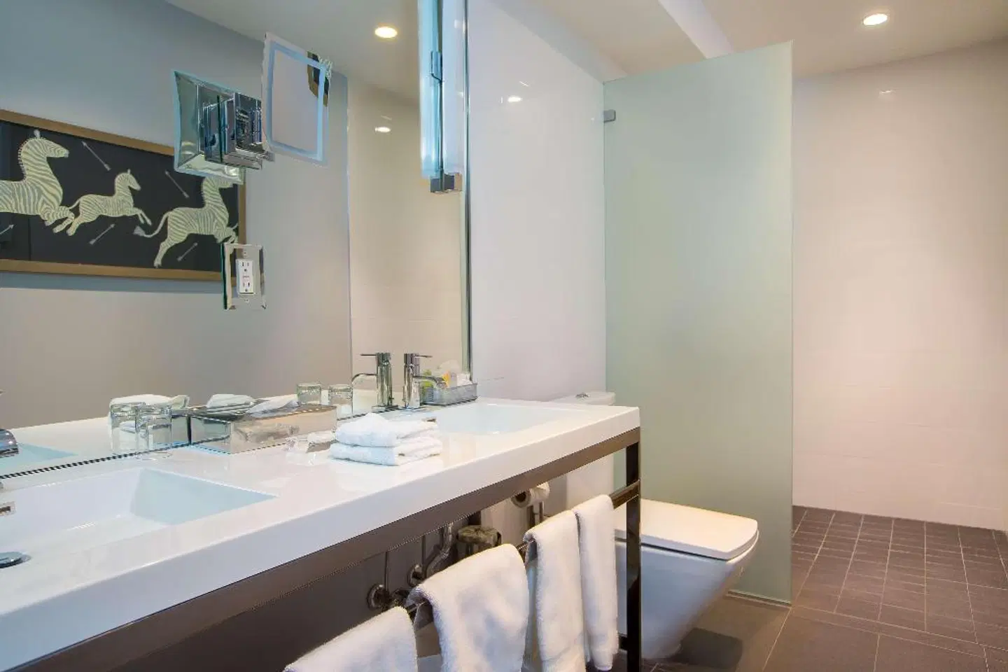 Lombardy Hotel Badezimmer