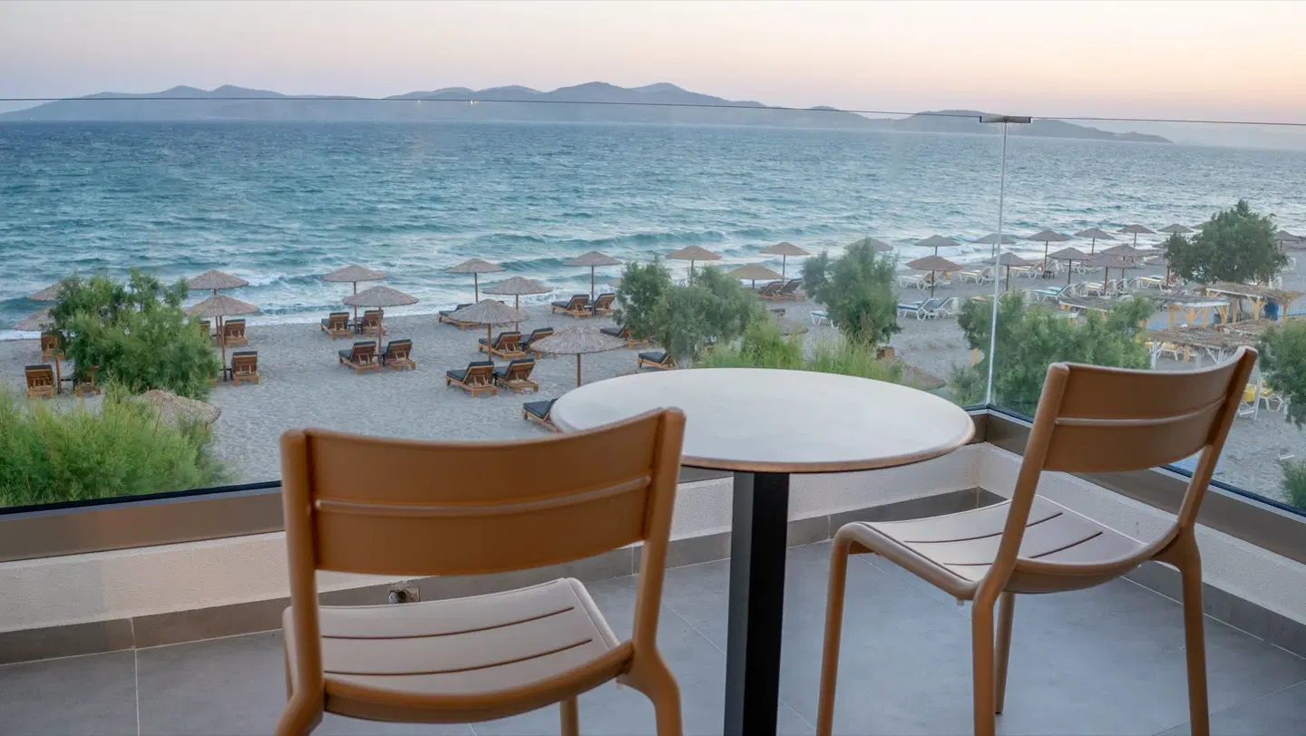 Seaside Beach Marmari Terrasse