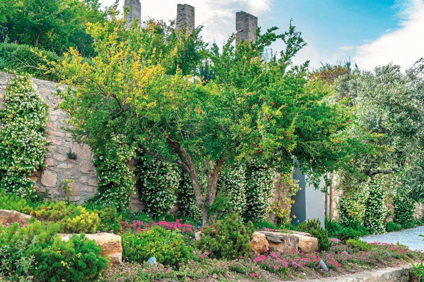 Ammon Zeus Luxury Beach Hotel Garten