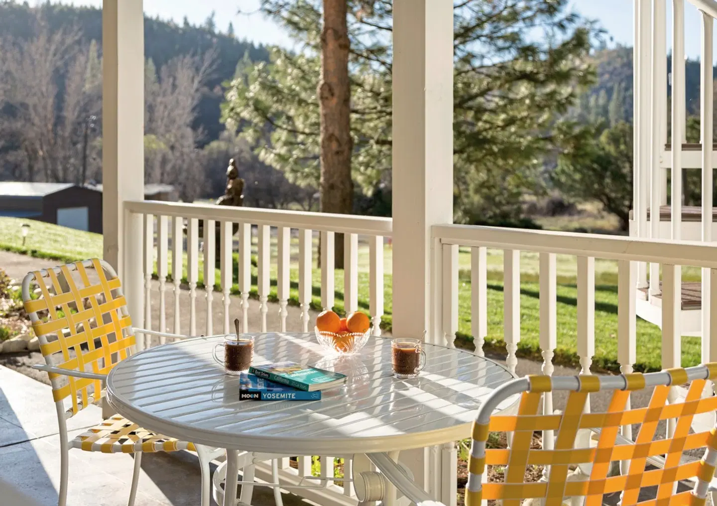 Blackberry Inn Yosemite Groveland Terrasse