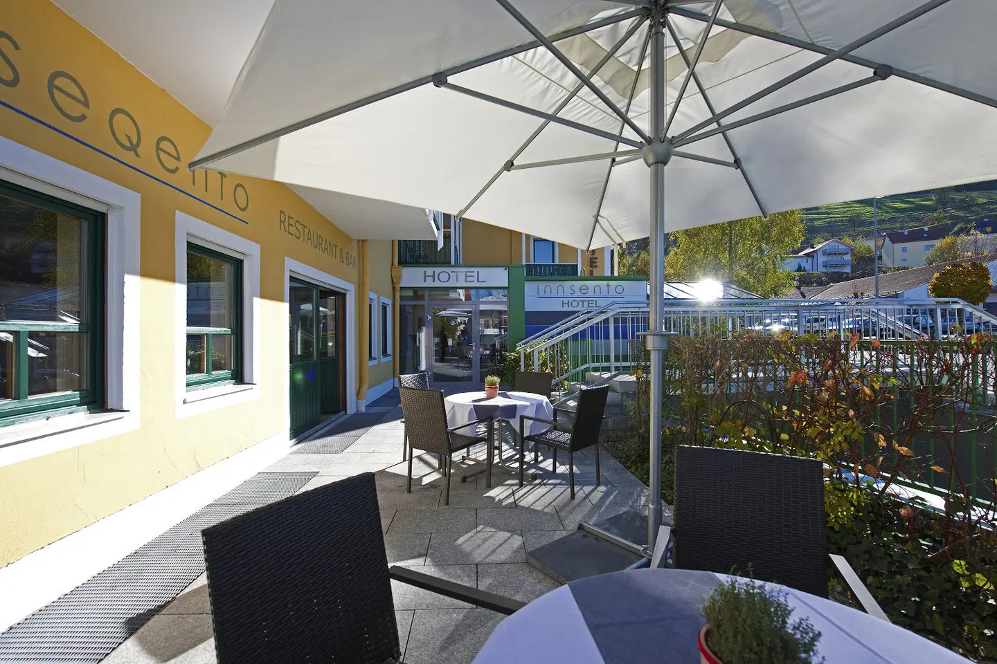 Innsento Health Campus Terrasse