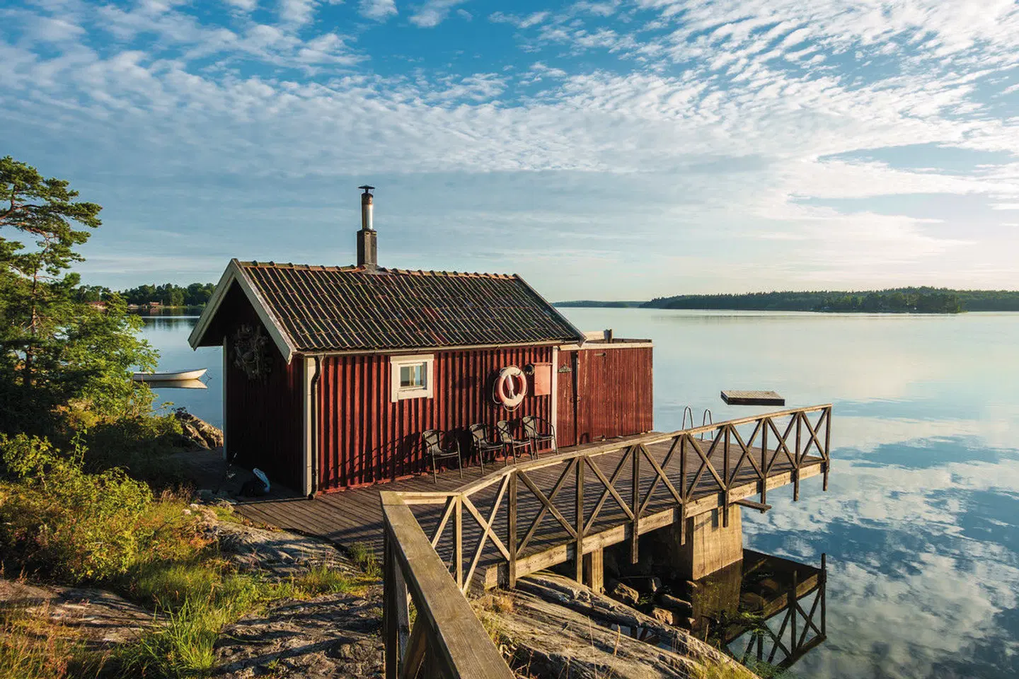 Schweden / Stockholm Terrasse