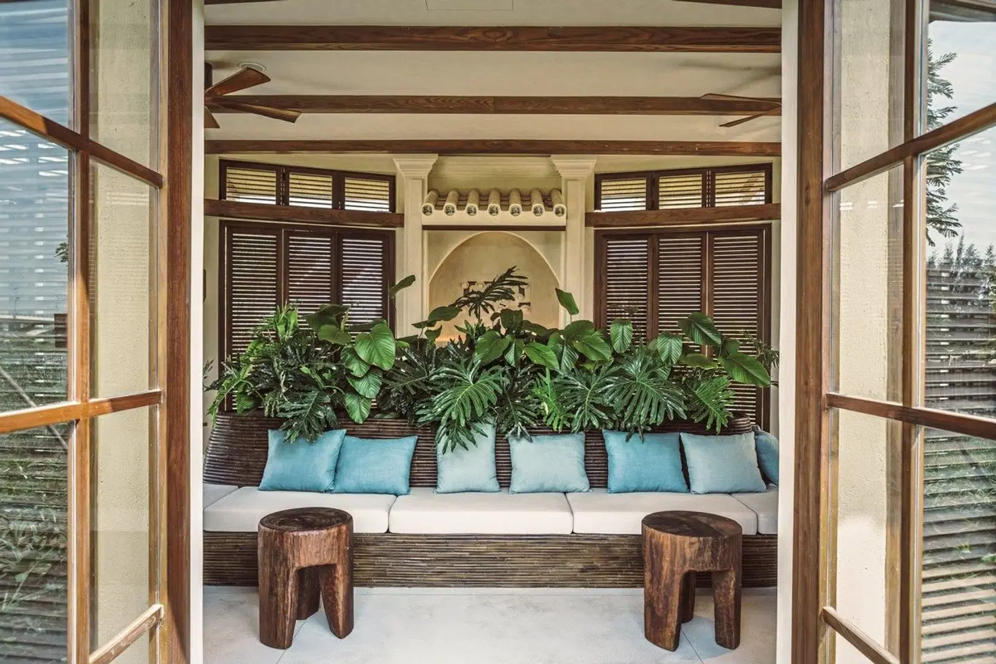 Namia River Retreat Terrasse