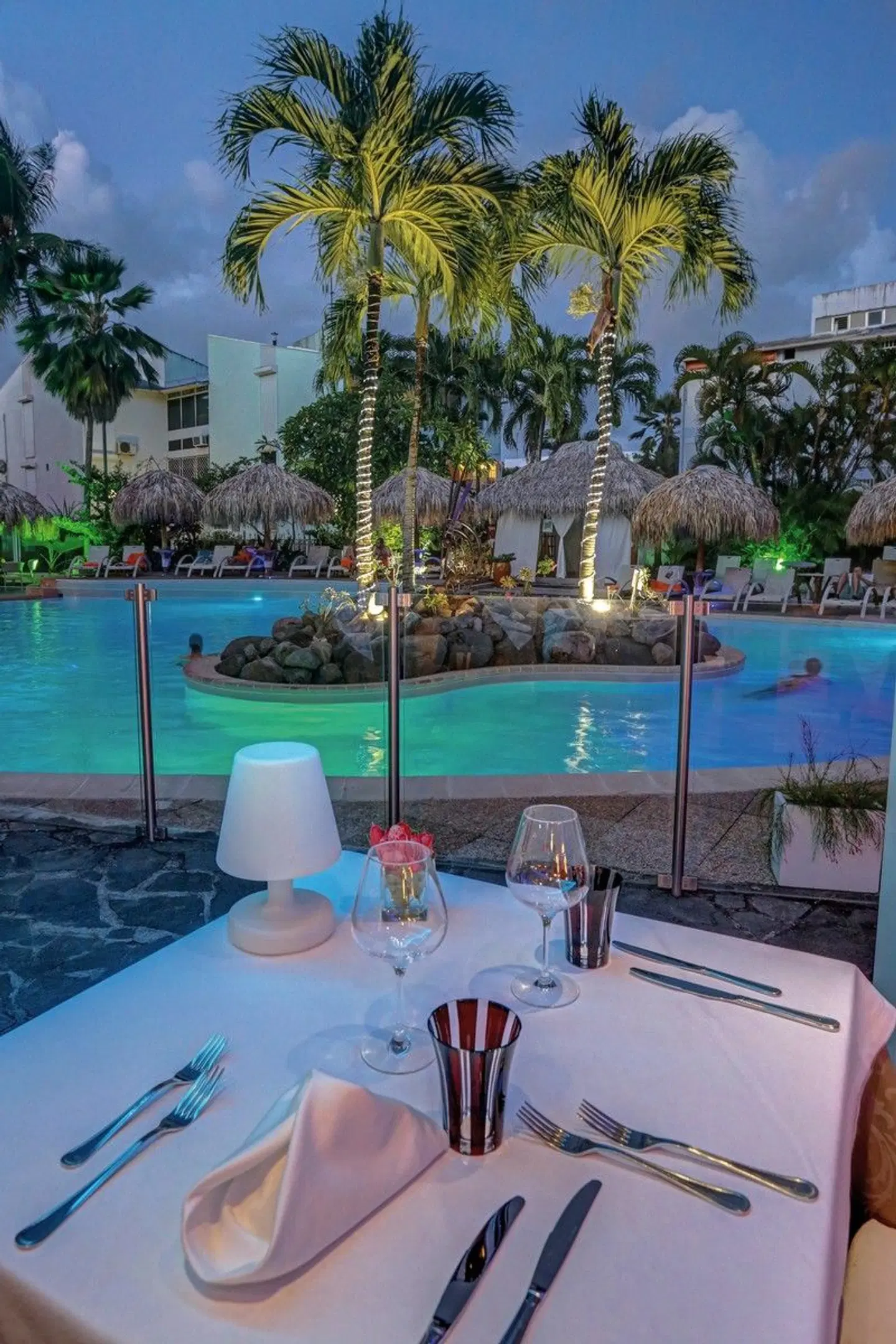 La Pagerie Tropical Garden Hotel Terrasse