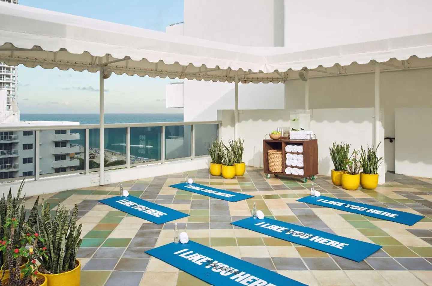 The Confidante Miami Beach Terrasse