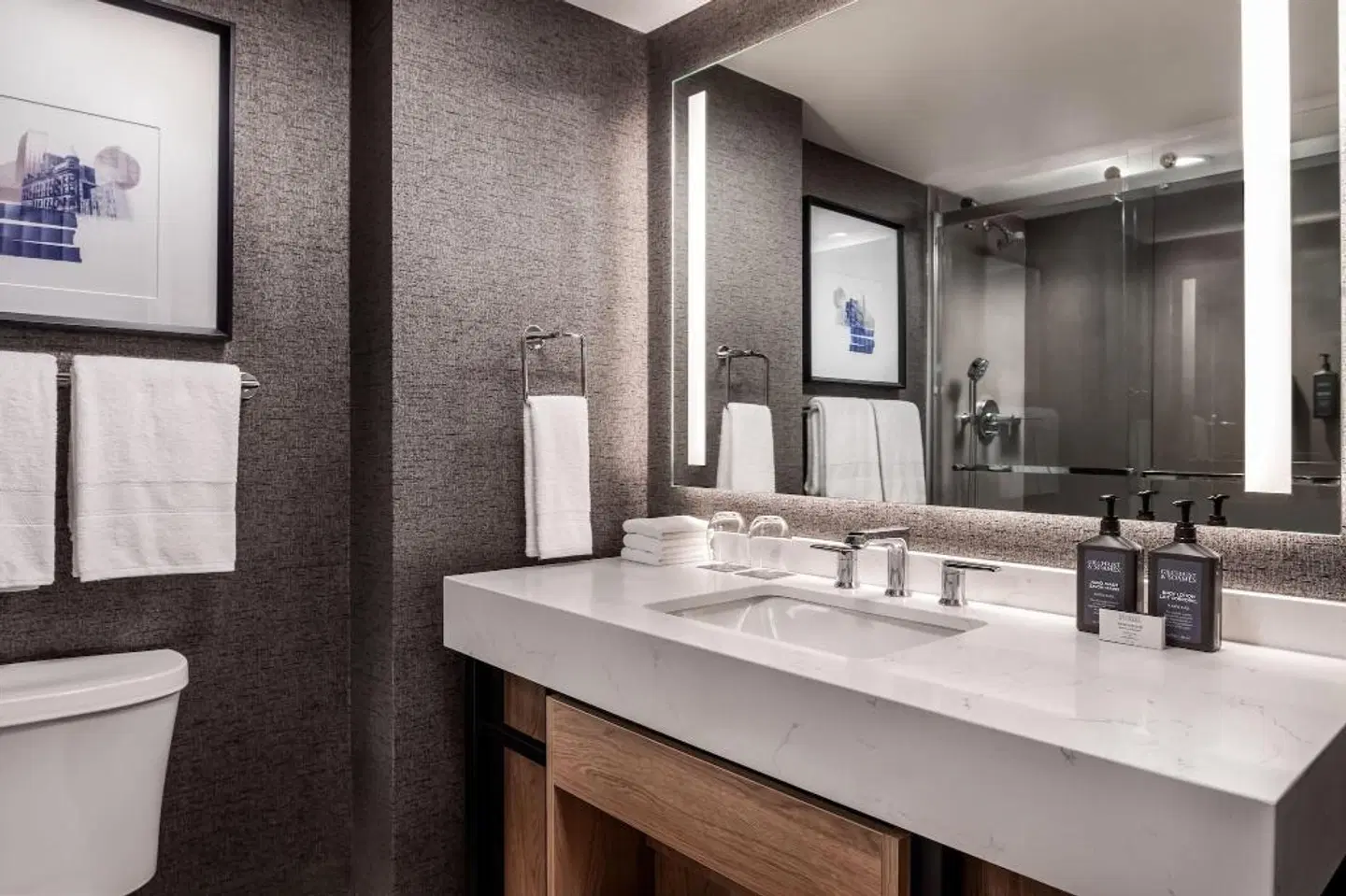 Sheraton Gateway Hotel in Toronto International Airport Badezimmer