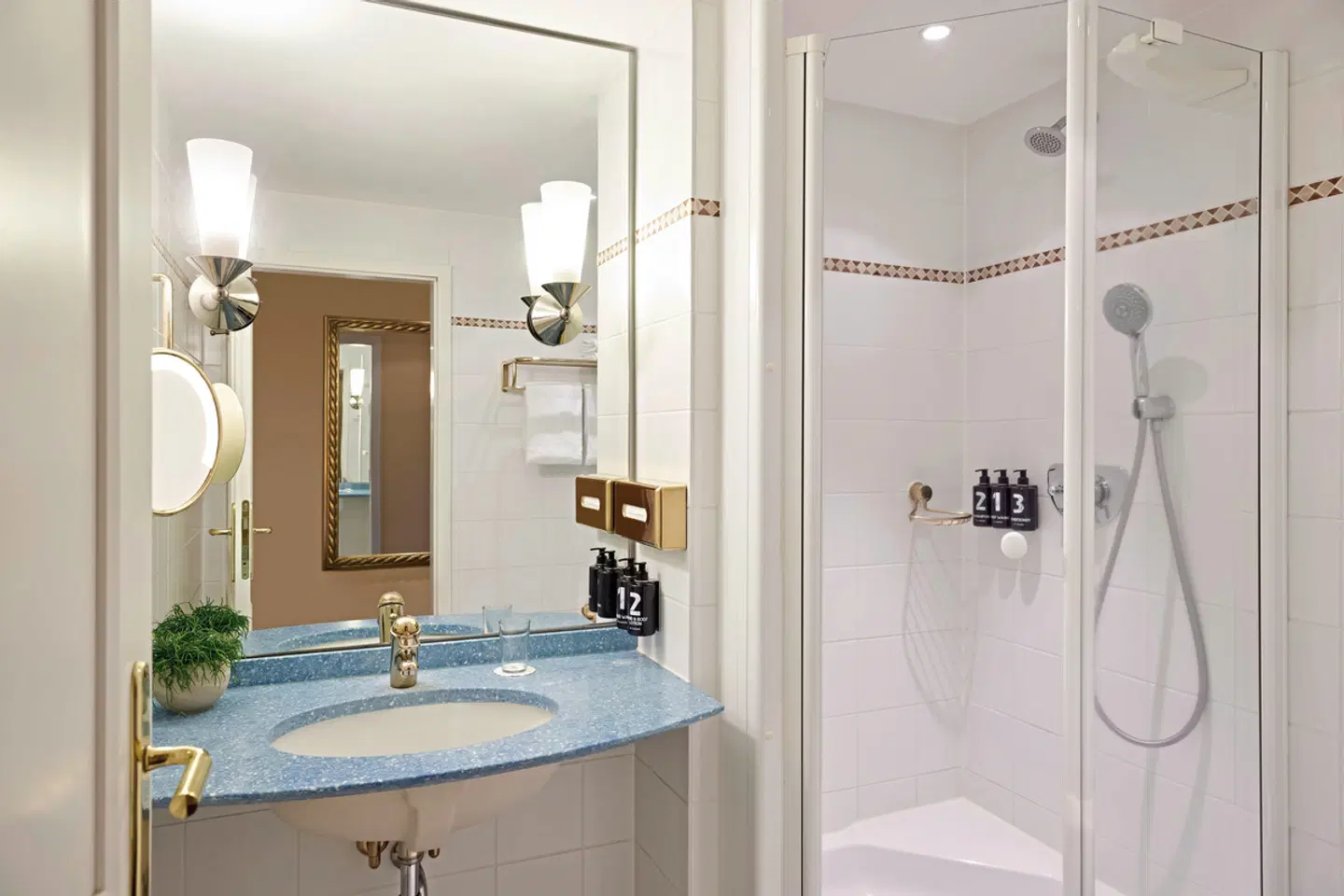 Golf- & Sporthotel Wiesensee Badezimmer