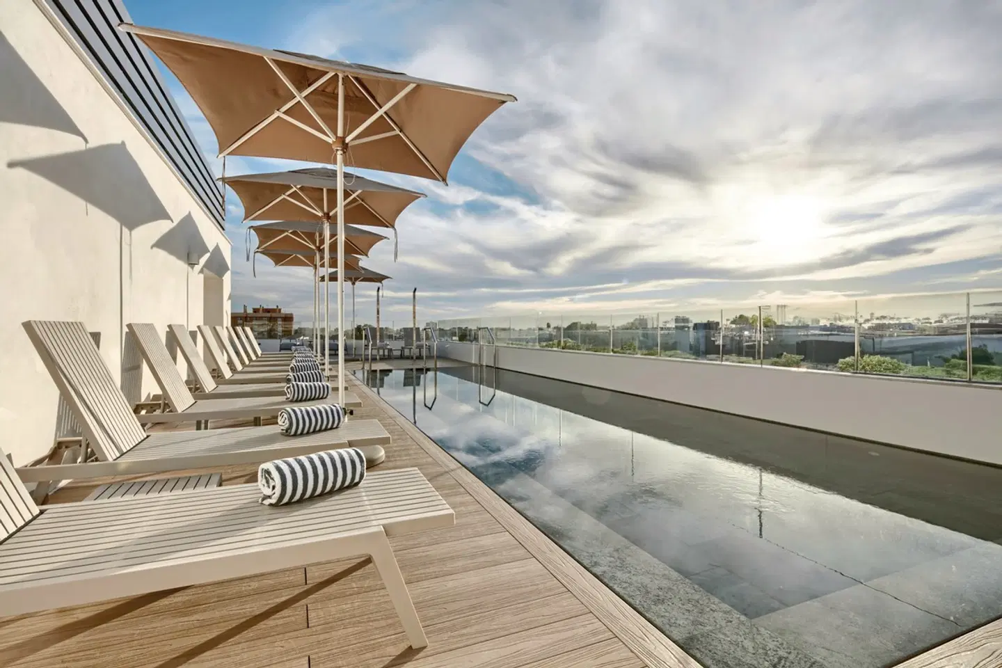 Sercotel Rosaleda Málaga Terrasse