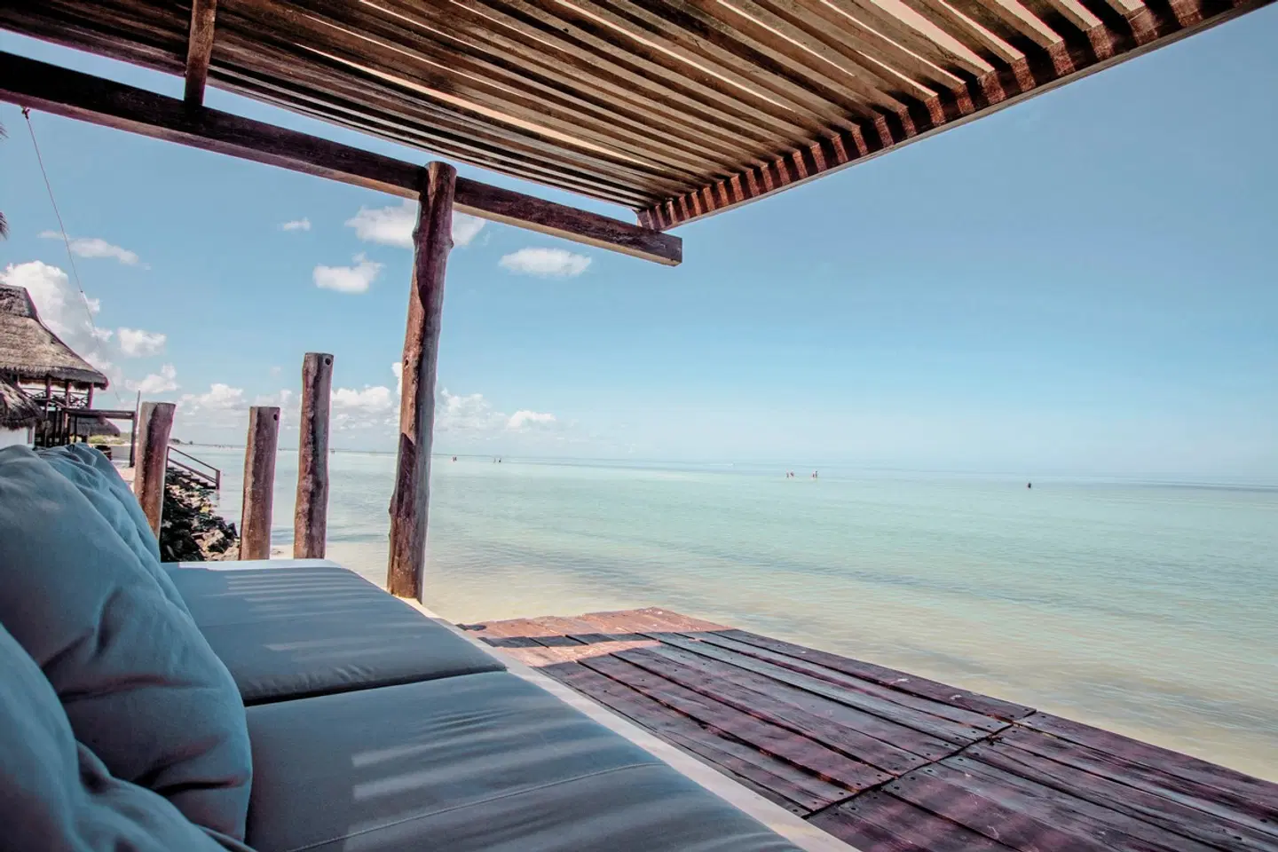 Las Nubes de Holbox Terrasse
