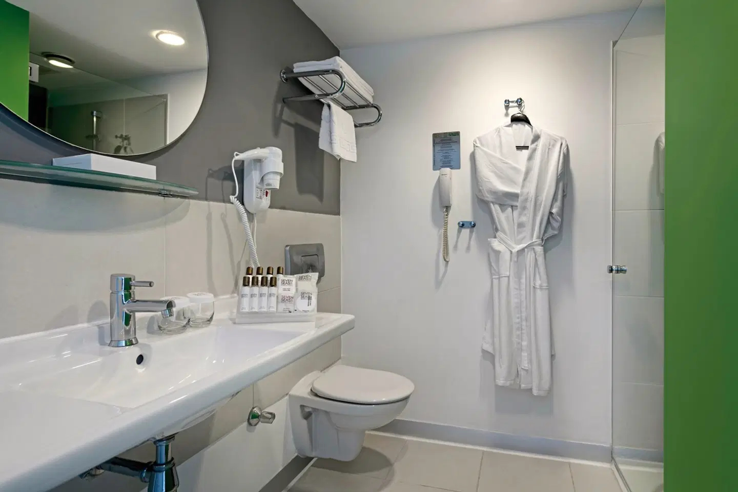 Monachus Family Resort Sorgun Badezimmer