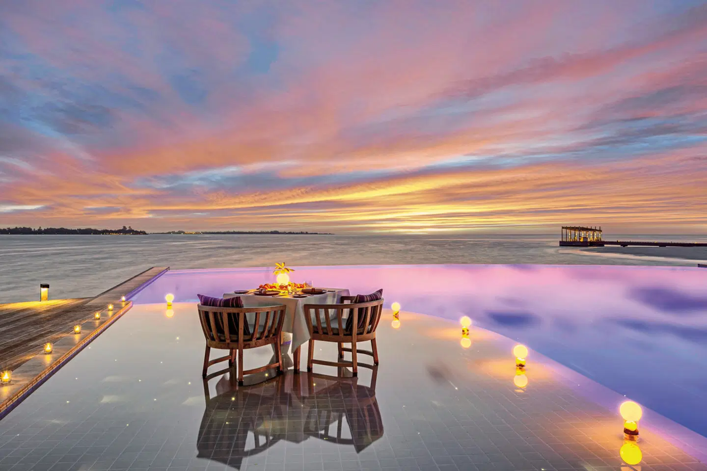 Kudadoo Maldives Private Island Terrasse