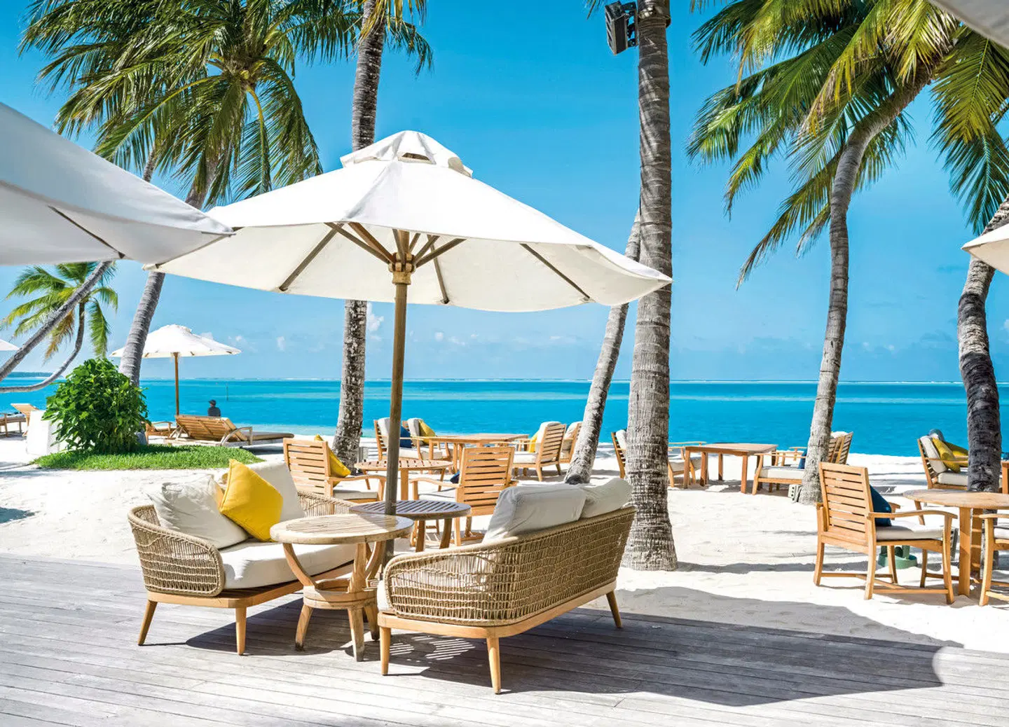 Conrad Maldives Rangali Island Terrasse