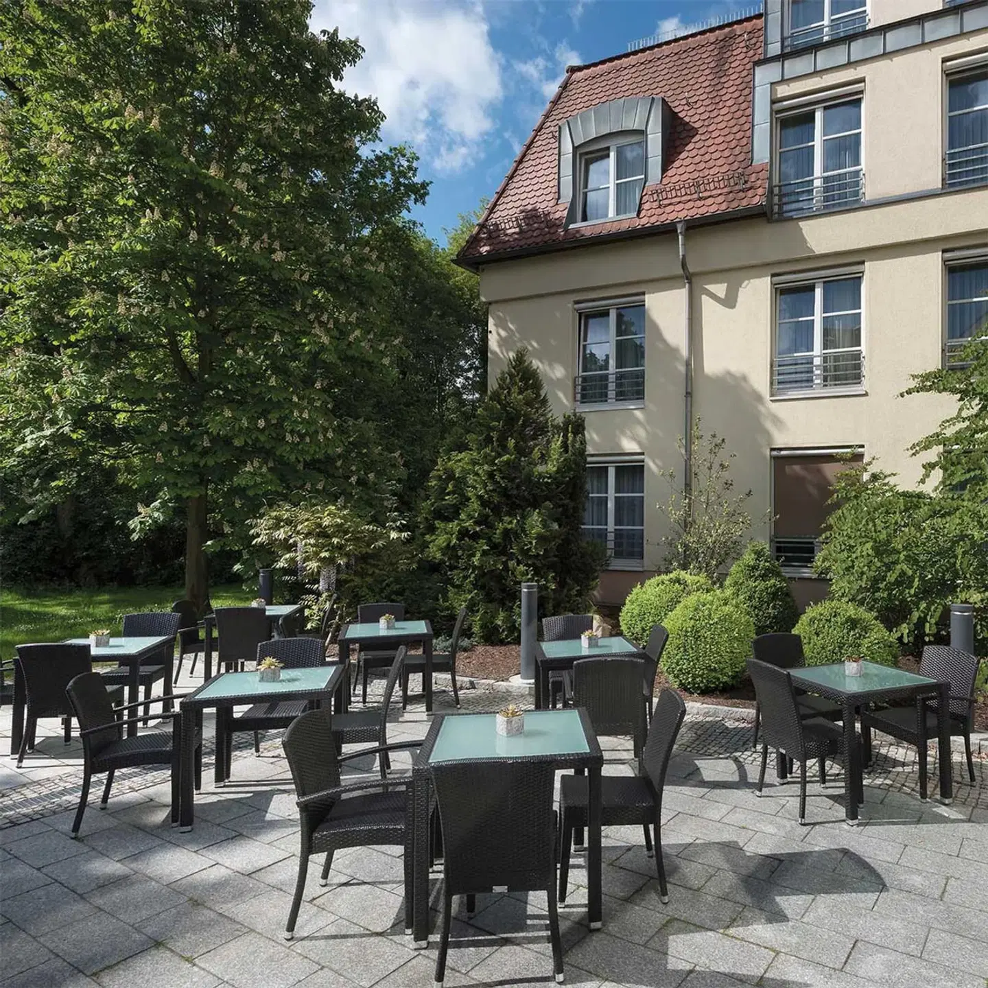 Seminaris Hotel Leipzig Terrasse