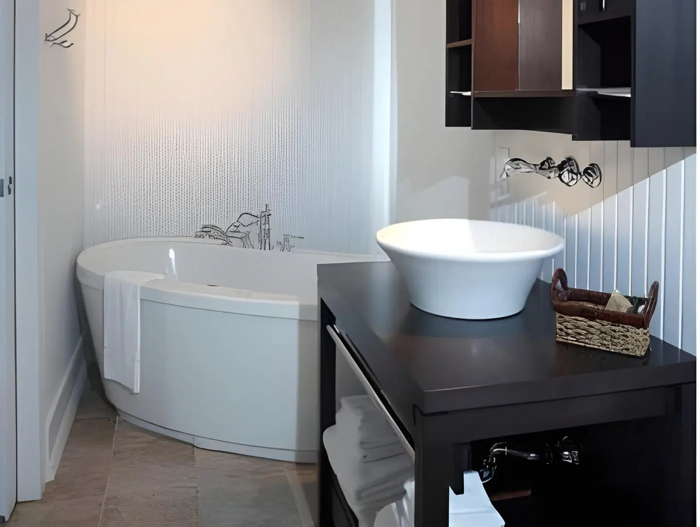 Village Historique de Val-Jalbert Badezimmer