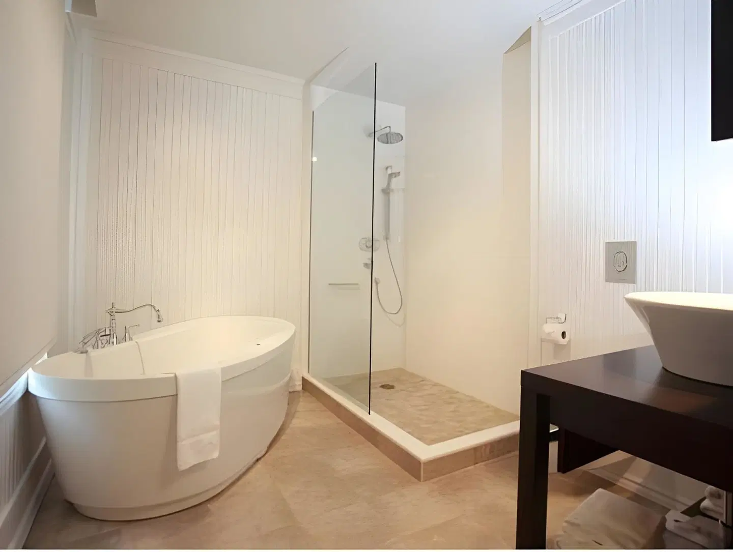 Village Historique de Val-Jalbert Badezimmer