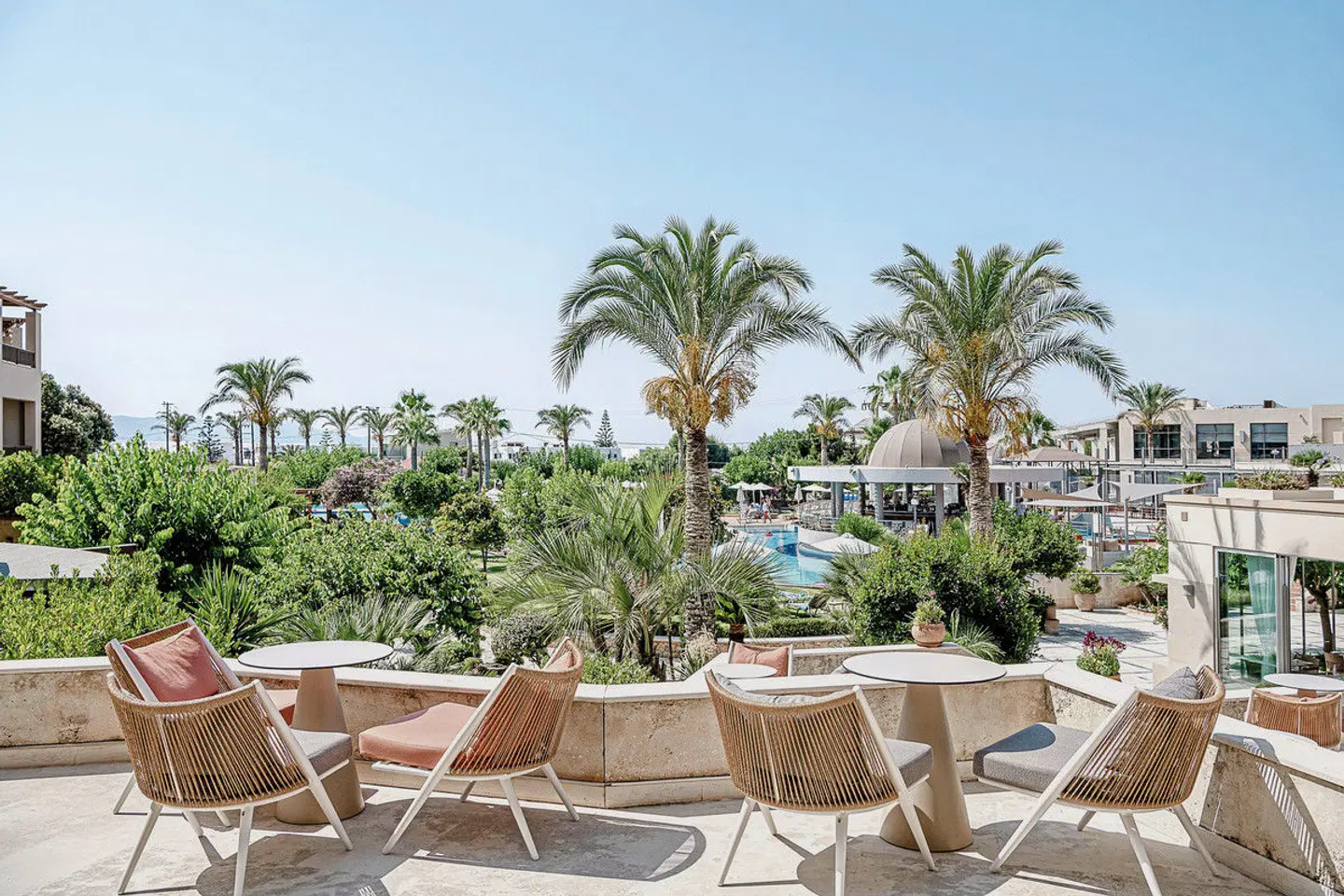 Minoa Palace Resort Terrasse