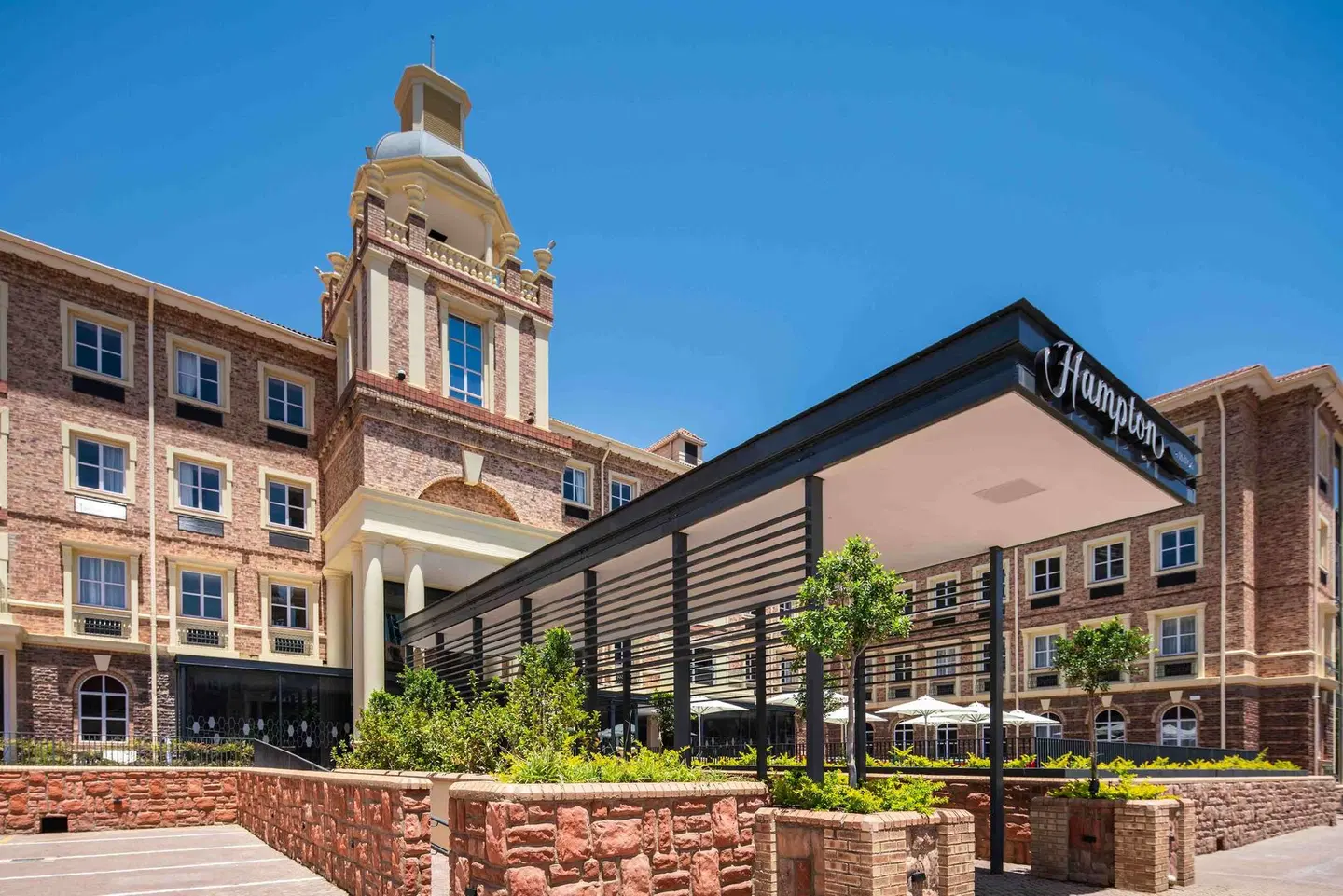 Hampton By Hilton Sandton Grayston Terrasse