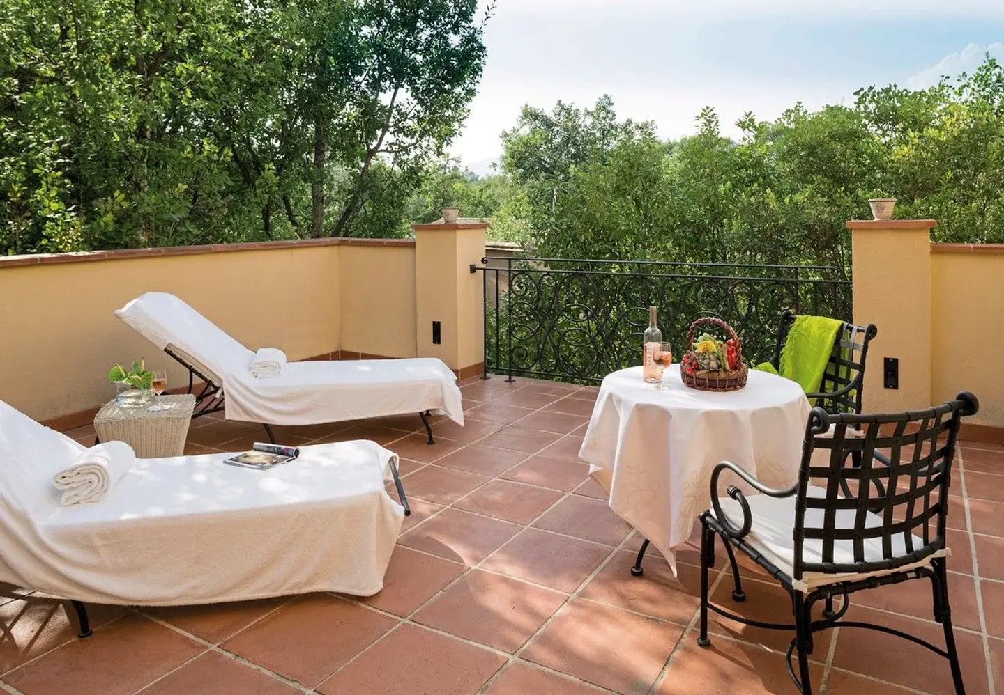 Terre Blanche Hôtel Spa Golf Resort Terrasse