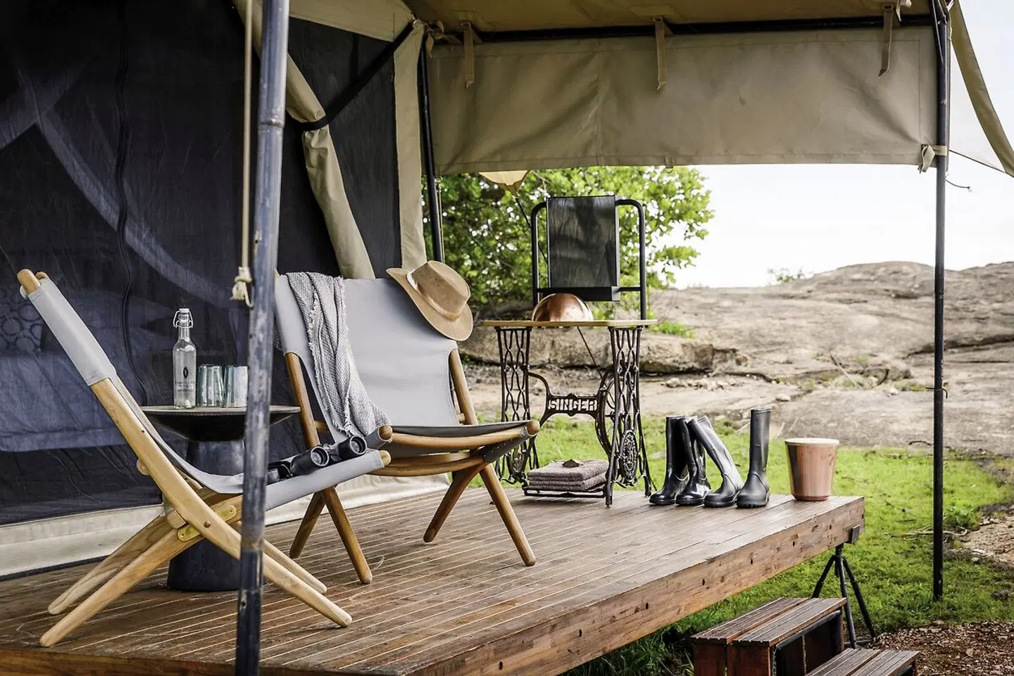 Sanctuary Kichakani Serengeti Camp Terrasse