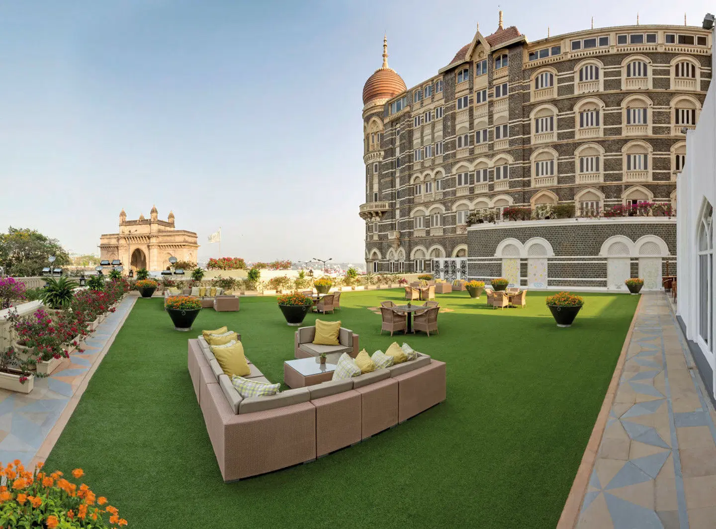 The Taj Mahal Palace, Mumbai Terrasse