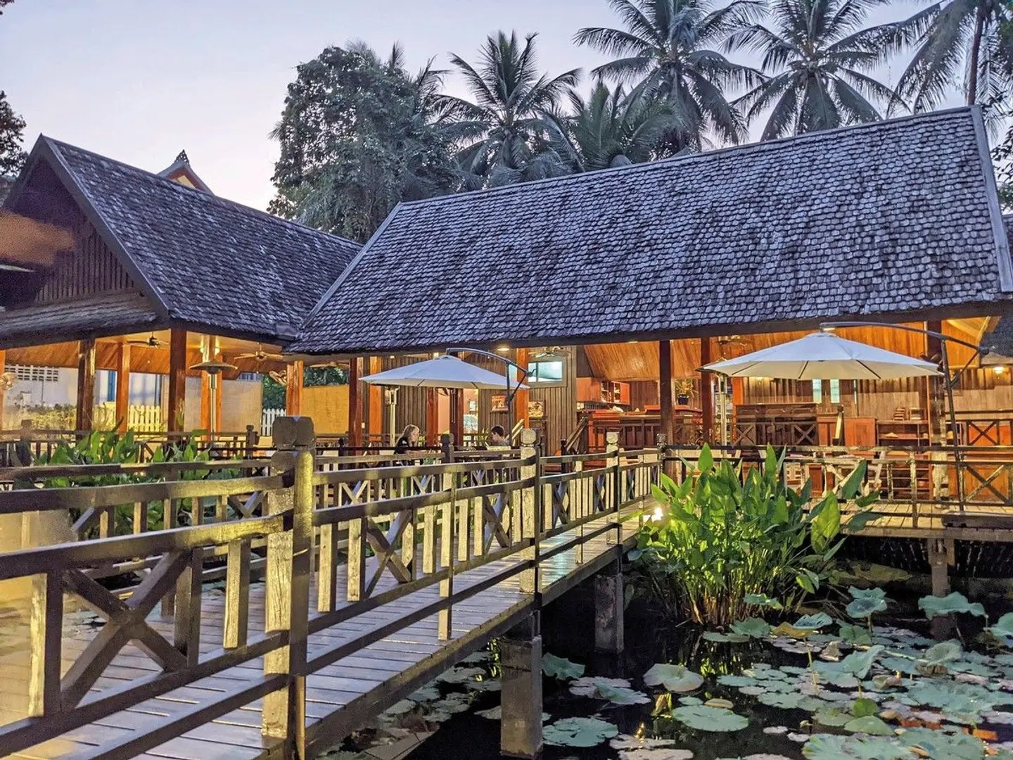 Parasol Blanc Terrasse