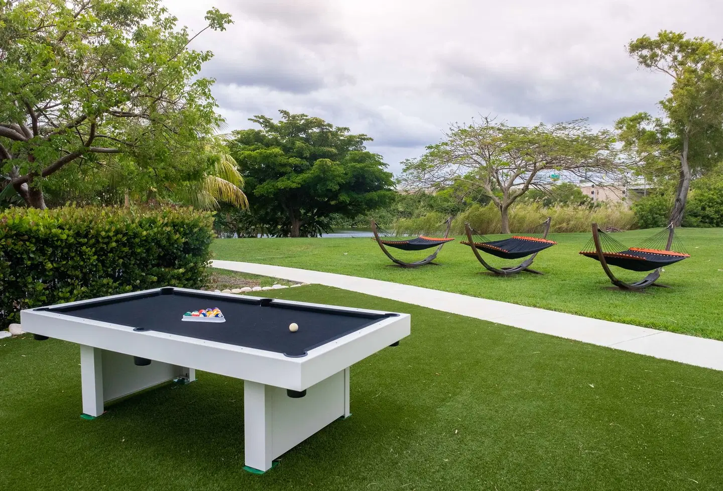 Hilton Palm Beach Airport Garten