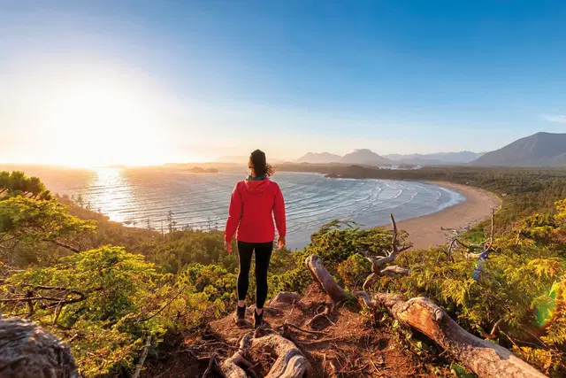 Wandern auf Vancouver Island Strand