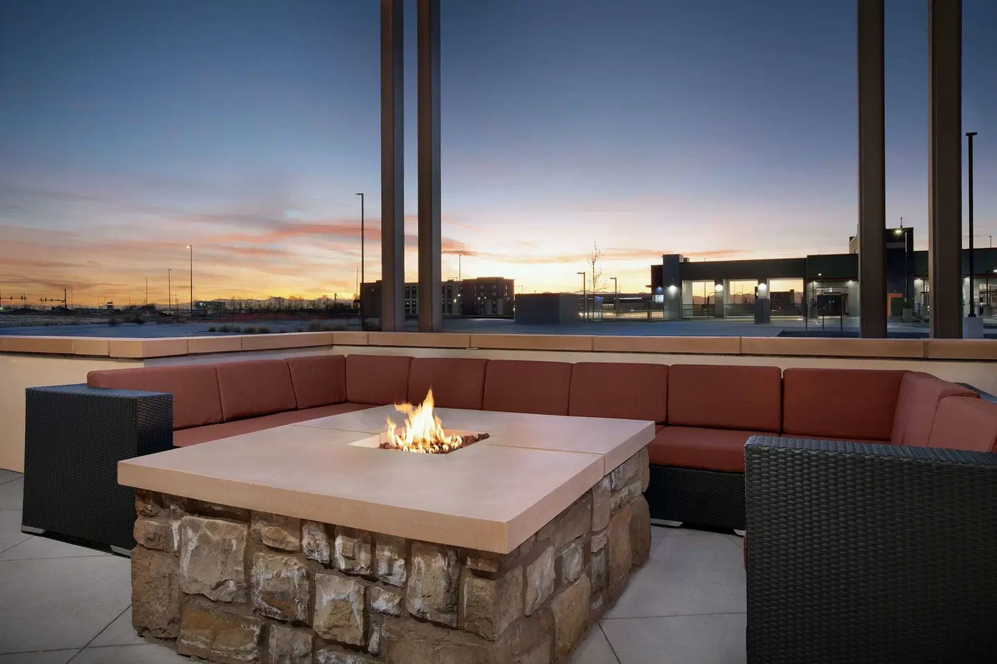 Hilton Garden Inn Denver Airport Tower Road Terrasse