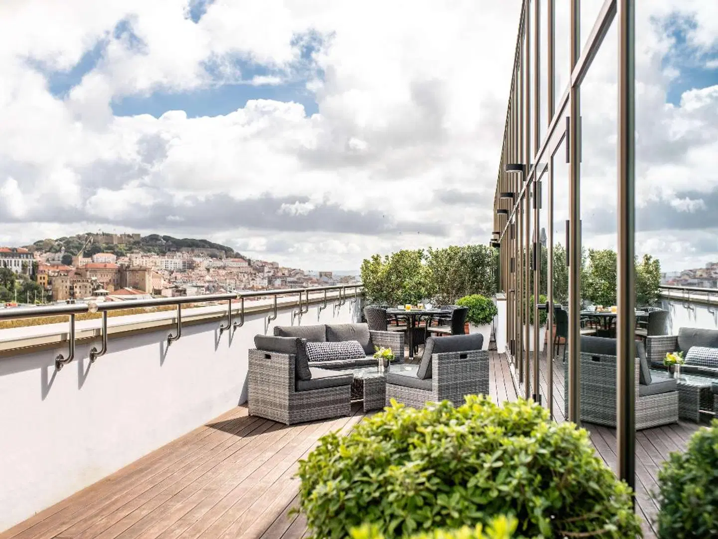 Sofitel Lisbon Liberdade Hotel Terrasse