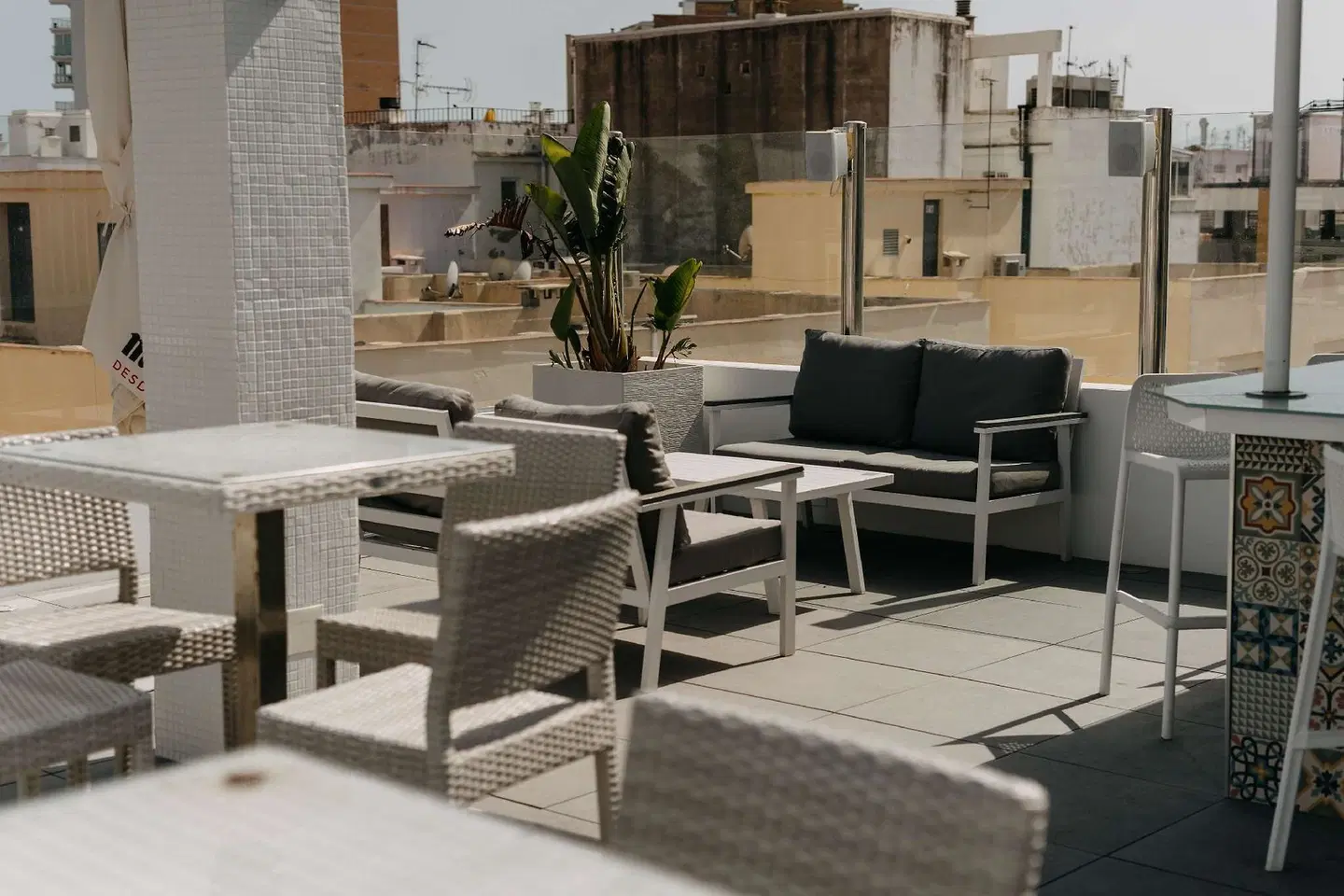 Soho Bahía Málaga Terrasse