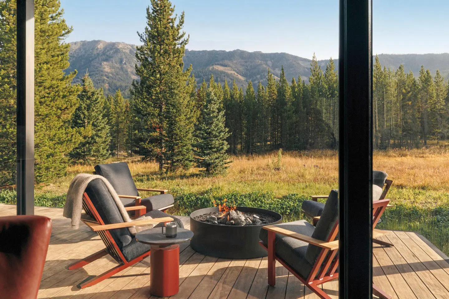 One&Only Moonlight Basin Terrasse