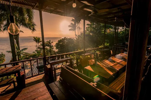 Bambuda Lodge Terrasse